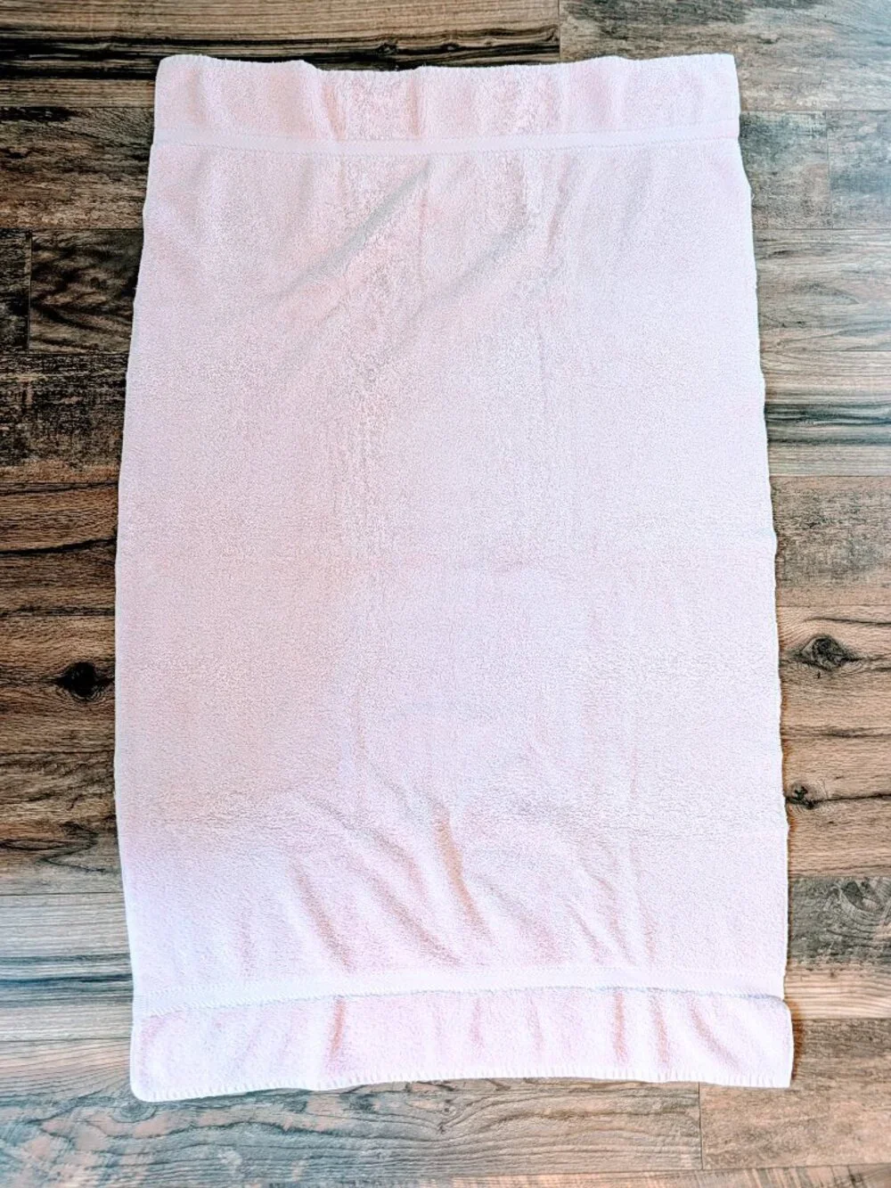 VTG Martex English Rose Pink Towel Set Bath & Hand Towel Cottagecore Cotton 80s